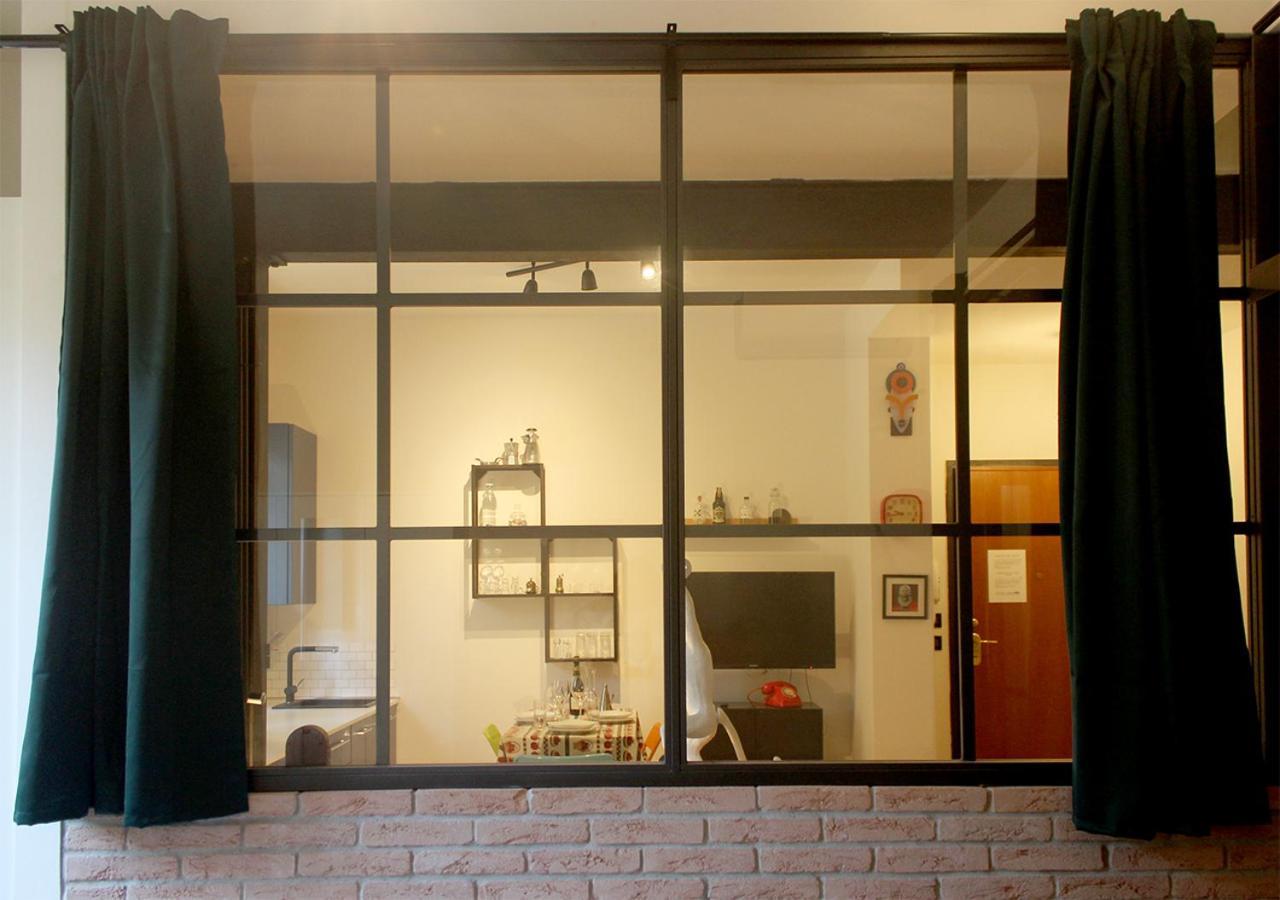 Industrial Design Loft - Appartamento Vicino Lo Stadio Bolonia Exterior foto